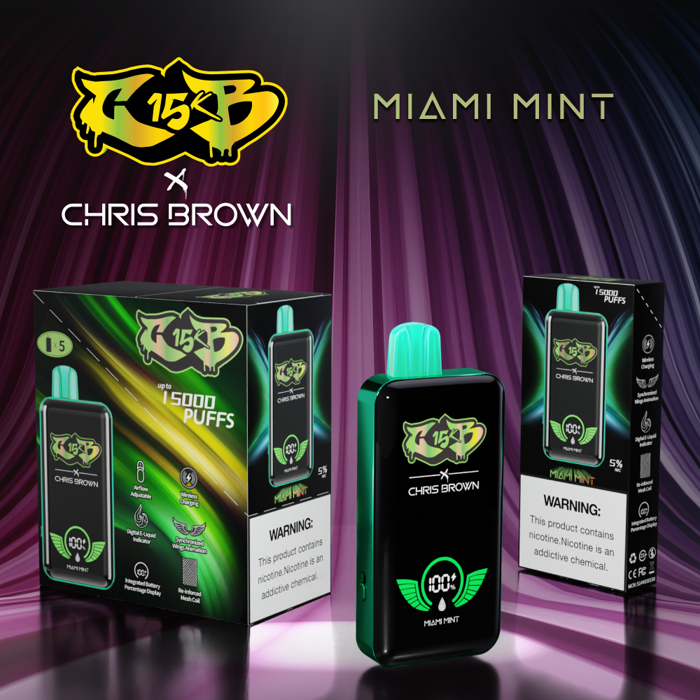 Chris Brown Vape CB15K 15000 |