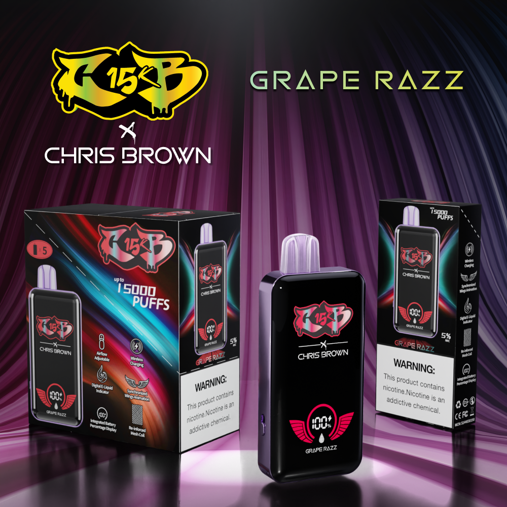 Chris Brown Vape CB15K 15000 |