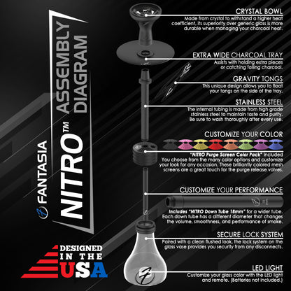 NITRO™ Hookah Pipe System 21in (FULL KIT) |