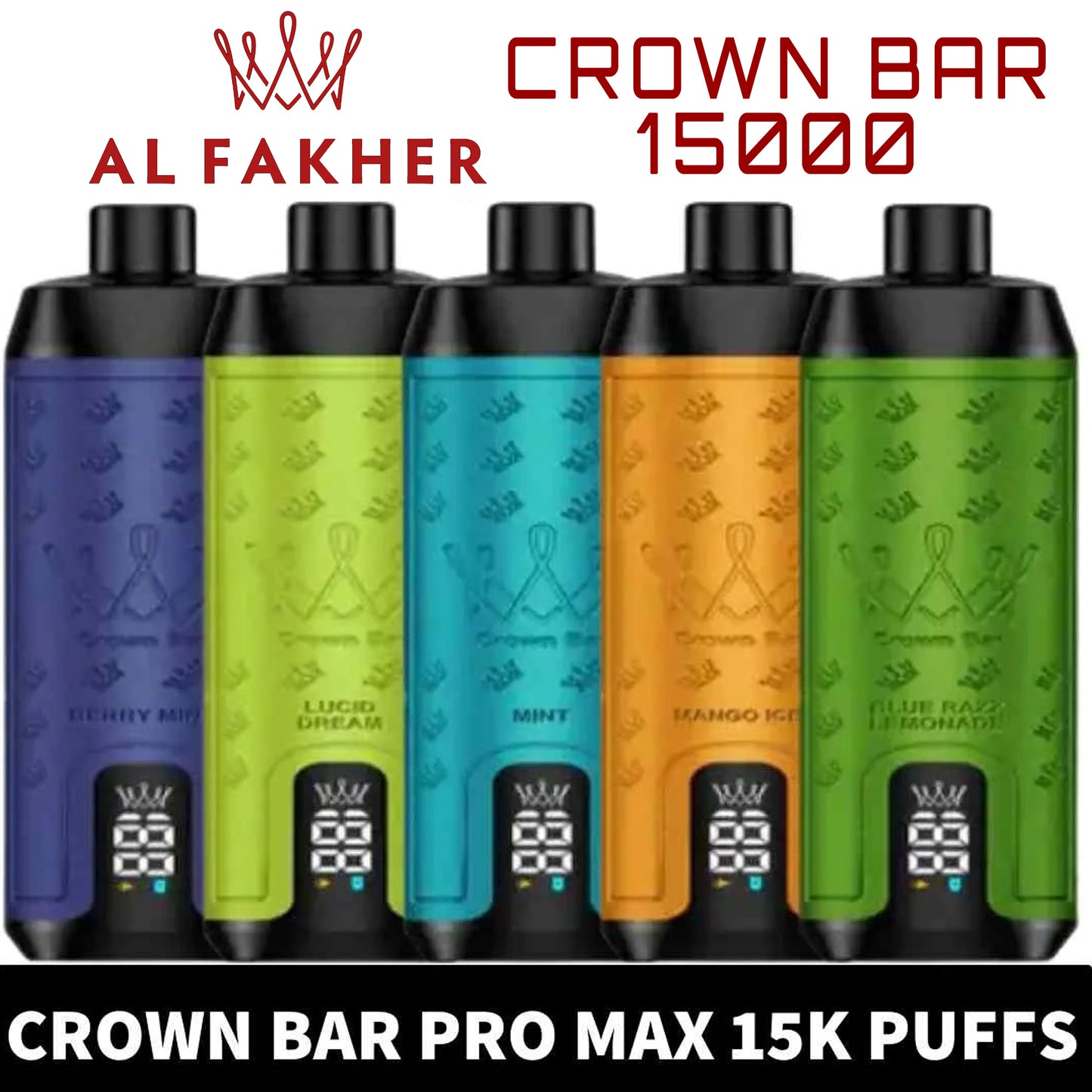 Al Fahker Crown Bar 15000 Vape Pro Max |