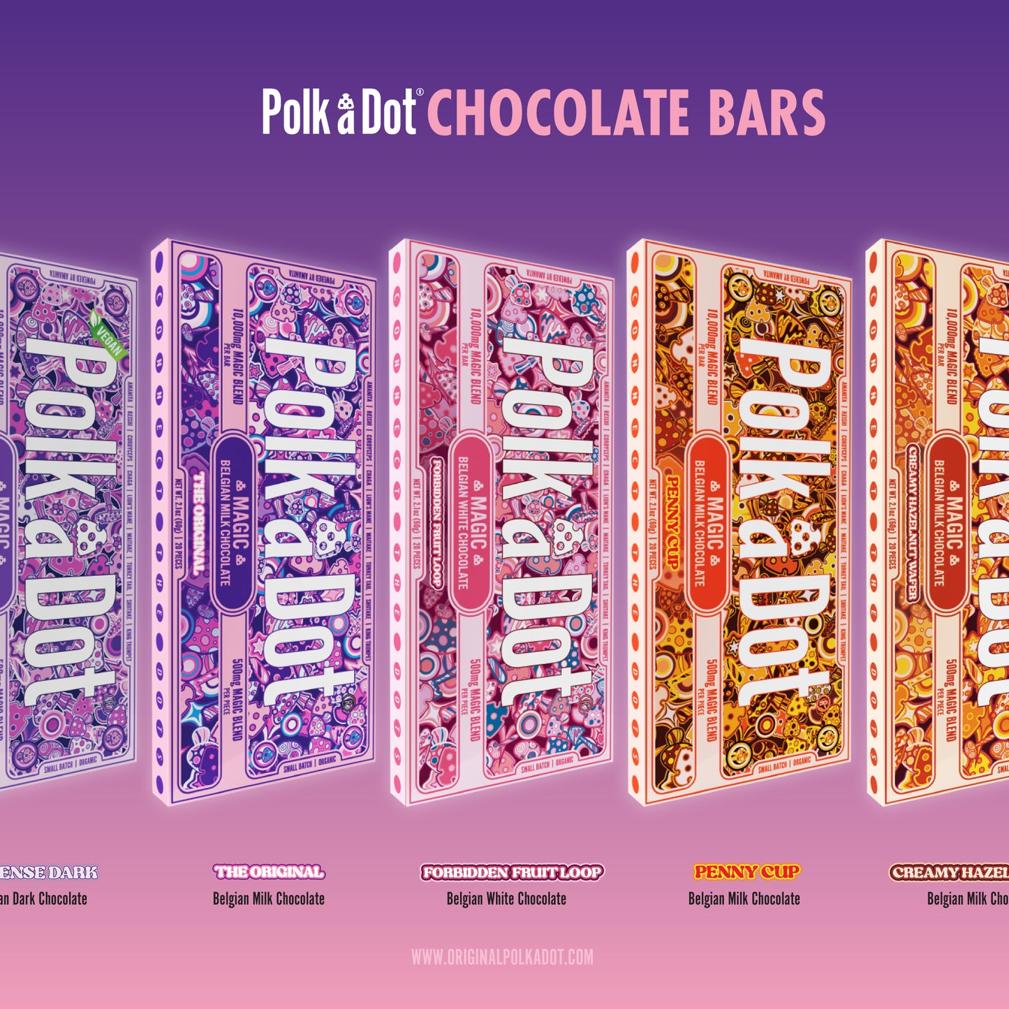 PolkADot Chocolate Bars |