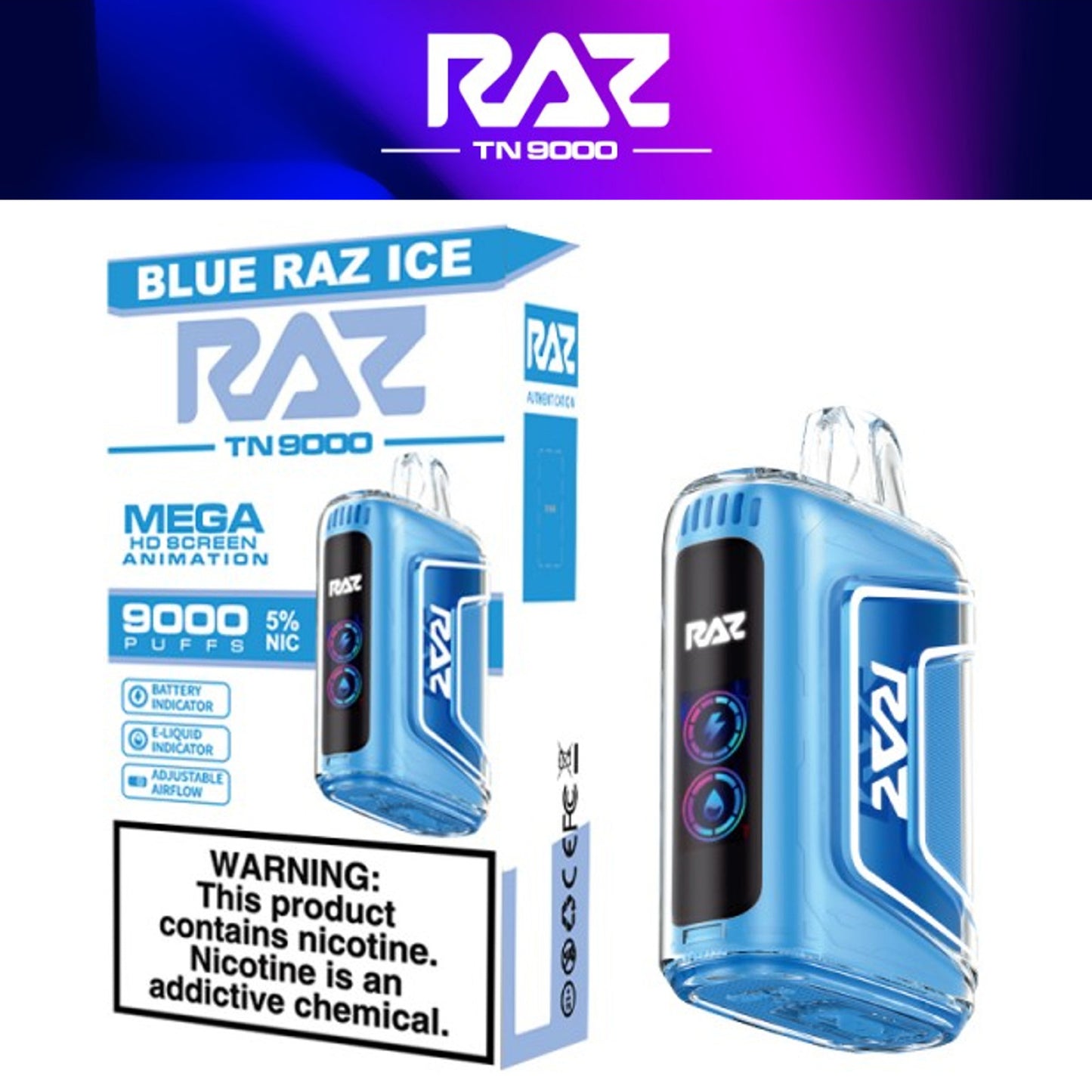 RAZ TN9000 Vape Pod Device |